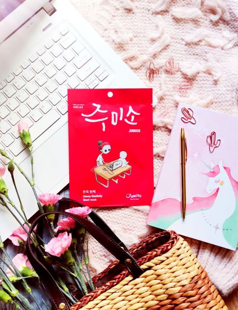 HelloSkin Jumiso, Chewy Elasticity Sheet Mask, Maska do twarzy w płachcie, Ujędrniająca