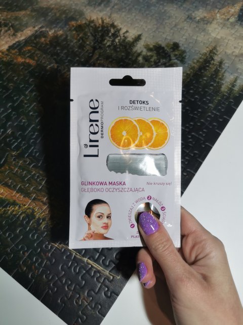 Lirene Dermoprogram, Maseczka do twarzy, Detoks i rozświetlenie, Glinkowa, Głęboko oczyszczająca