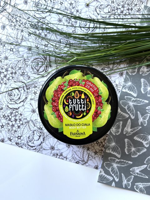 Farmona Tutti Frutti, Masło do ciała, Gruszka i żurawina