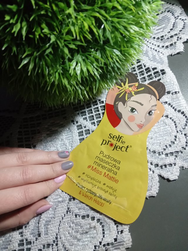 Selfie Project, #Miss Mattie, pudrowa, mineralna, maseczka do twarzy, puder ryżowy i minerały