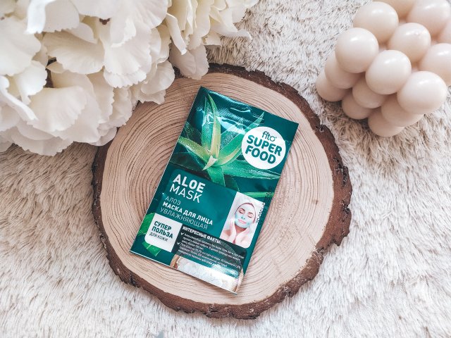 Fitokosmetik Fito Superfood, Maseczka do twarzy, Nawilżająca, Aloes