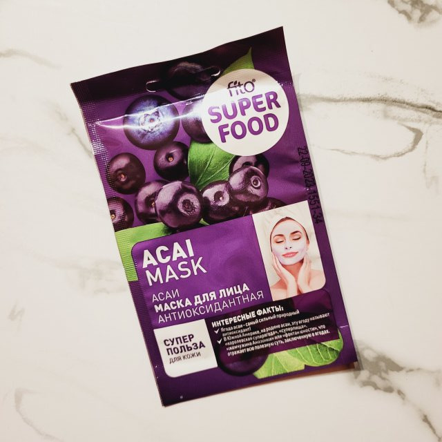 Fitokosmetik Fito Superfood, Maseczka do twarzy, Antyoksydacyjna, Acai