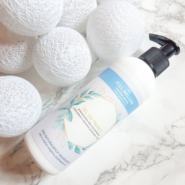 Full Mellow Żel do twarzy, Cera normalna, Ekstrakt z korzenia punarnavy i malin