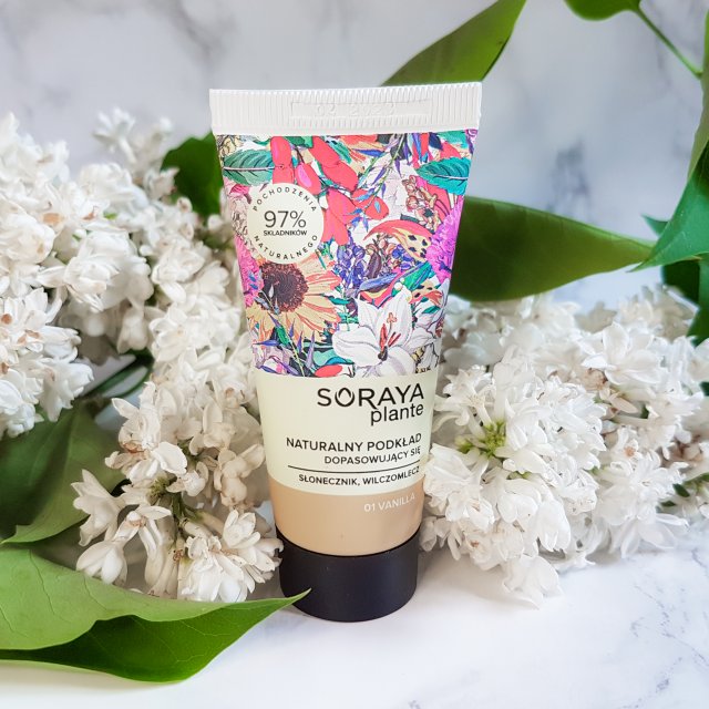 Soraya Plante, Podkład do twarzy, Naturalny, Dopasowujący się, nr 01 Vanilla