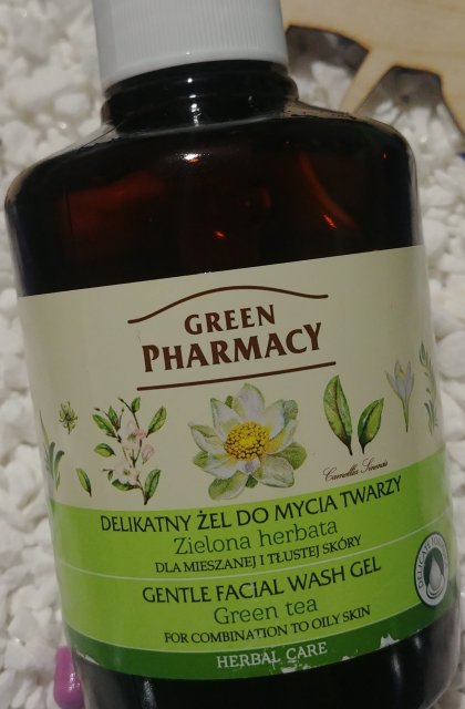 Green Pharmacy Delikatny żel do mycia twarzy, Zielona herbata