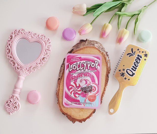 Maxbrands Marketing B.V. Face Sheet Mask, Maseczka do twarzy w płacie, Lollypop, My Sweet Candy Crush Sheet Mask, Z wyciągiem z ogórka