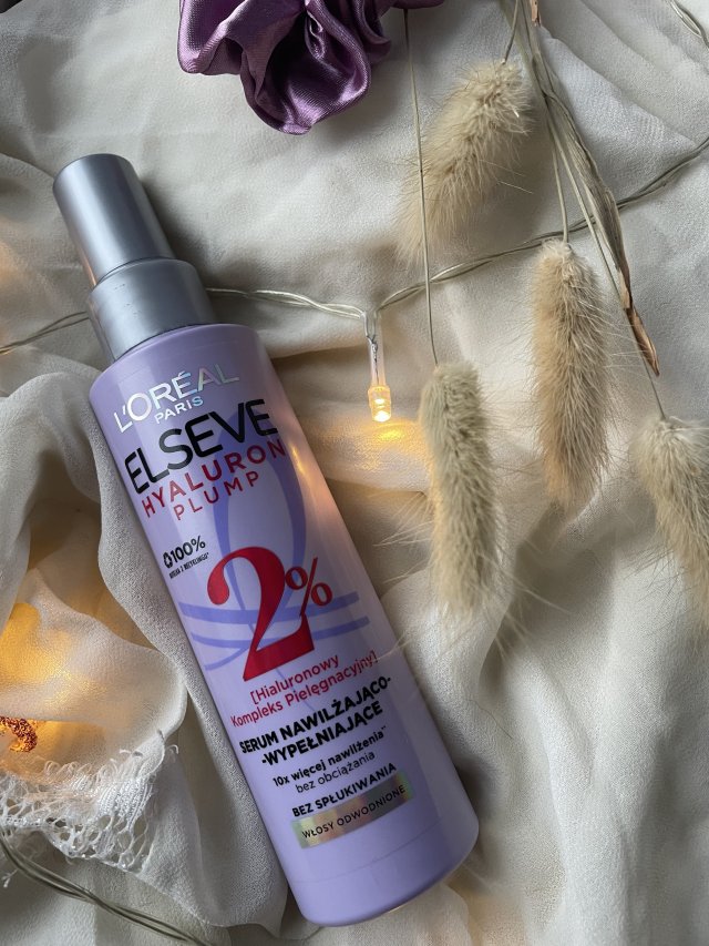 L'Oréal Elseve, Serum do włosów, Hyaluron Plump, Nawilżająco - wypełniające, Włosy Odwodnione