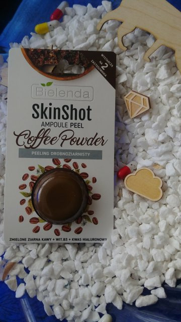 Bielenda SkinShot, Ampoule peel coffe powder, peeling drobnoziarnisty