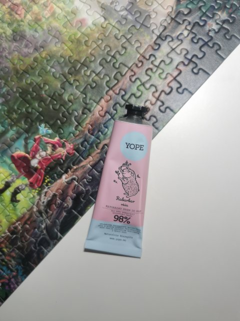 YOPE Krem do rąk, Rabarbar i róża