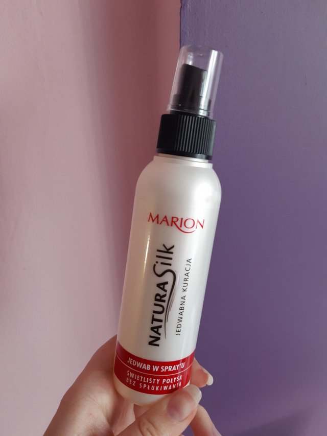 Marion Natura Silk, Jedwab w sprayu do włosów, Jedwabna kuracja