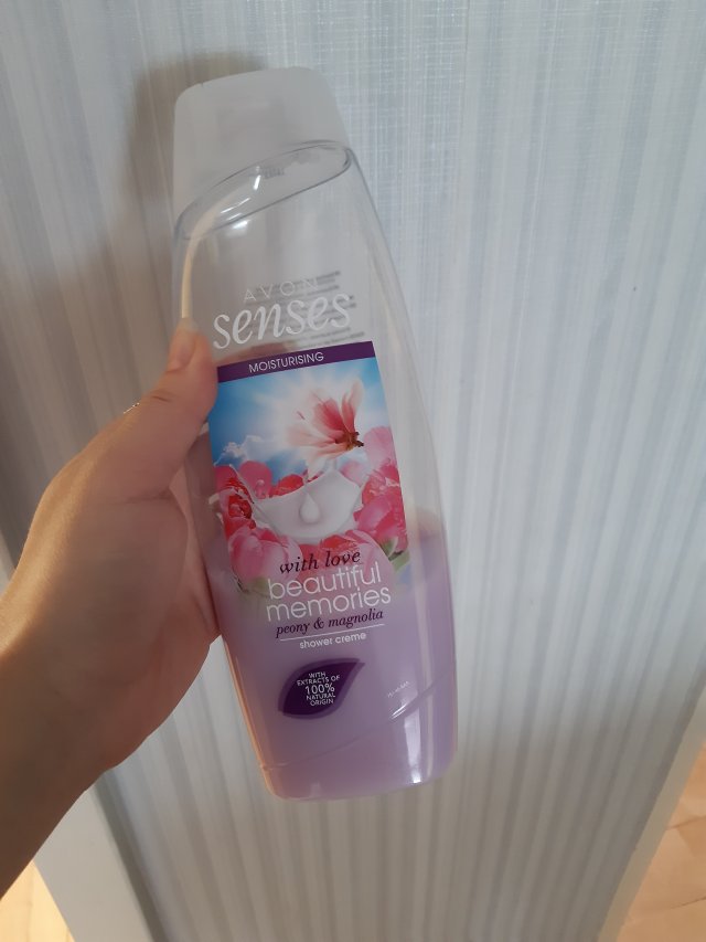 Avon Senses, Żel pod prysznic, Beautiful Memories, Peony & Magnolia