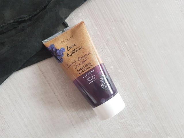 Oriflame Love Nature, Scrub do twarzy, Dark Berries Delight