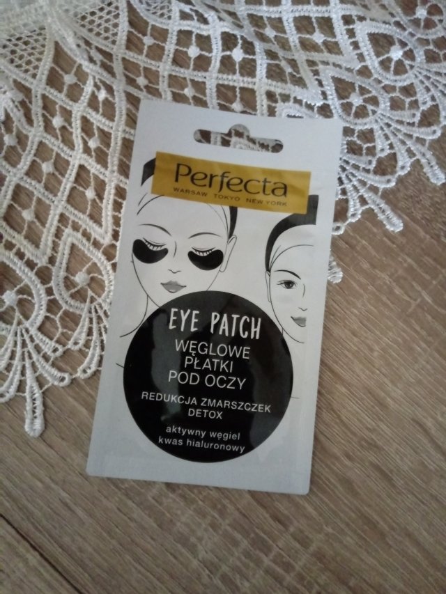 Perfecta Eye Patch, Płatki pod oczy, Węglowe, Redukcja zmarszczek, Detox