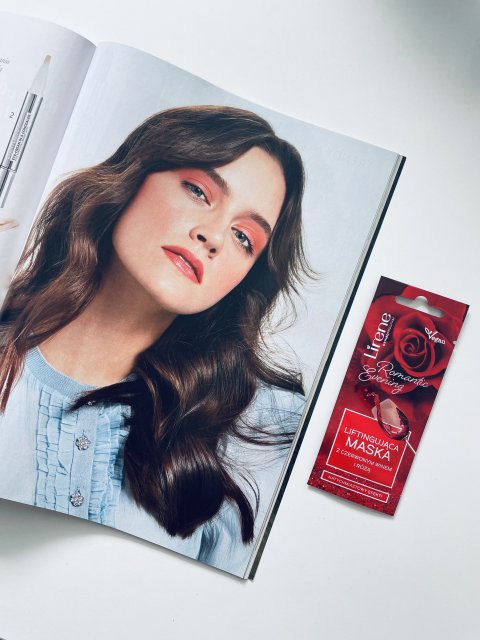 Lirene Dermoprogram, Maseczka do twarzy, Romantic Evening, Liftingująca, Z czerwonym winem i różą