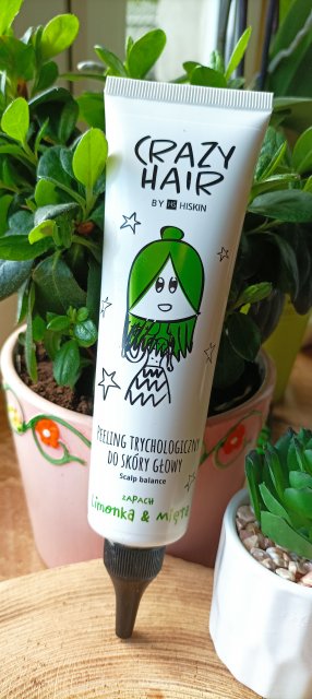 HISKIN Crazy Hair, Peeling trychologiczny do skóry głowy, Limonka i mięta