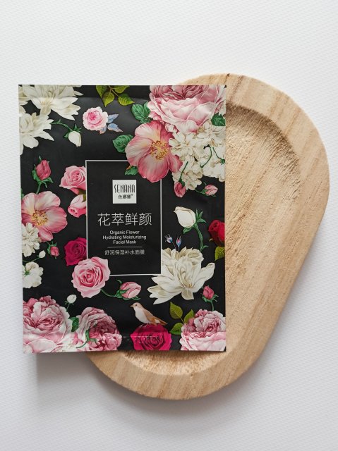 Senana Maska do twarzy w płachcie, Organic Flower Hydrating Moisturizing Face Mask