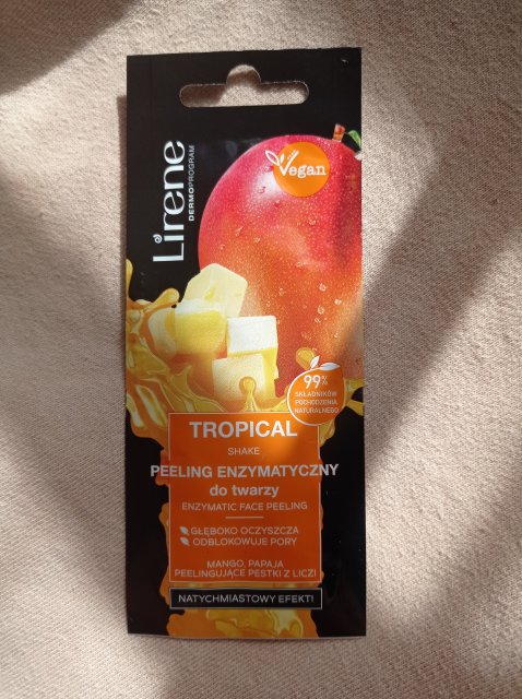 Peeling enzymatyczny Lirene Tropical Shake