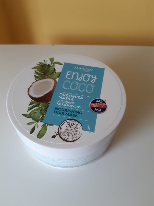 Marion Enjoy Coco, Maska do włosów, Odżywcza, Z olejem kokosowym
