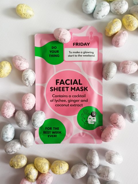 Mascot Europe Facial Sheet mask, Friday, To make a glowing start of the weekend
