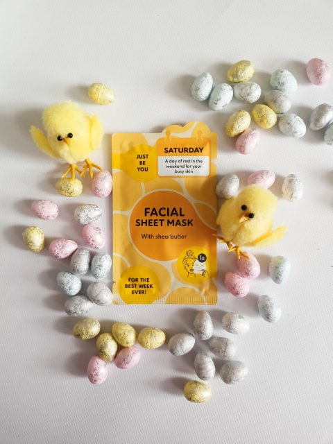Mascot Europe Facial Sheet mask, Saturday, A day of rest in the weekend for your busy skin