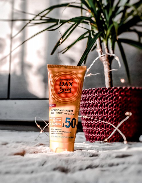 Dax Cosmetics Sun, Krem do twarzy na słońce, Ochronny, SPF 50+