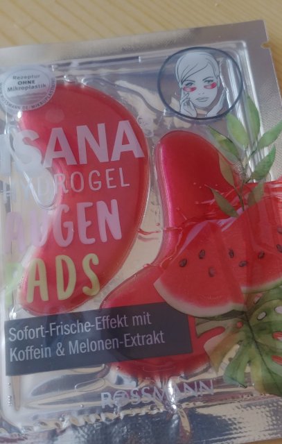 Isana Hydrożelowe płatki pod oczy, Augen Pads