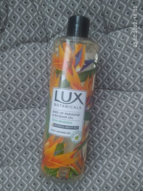 Lux Botanicals Żel pod prysznic, Skin Renewal, Bird of Paradise & Rosehip Oil