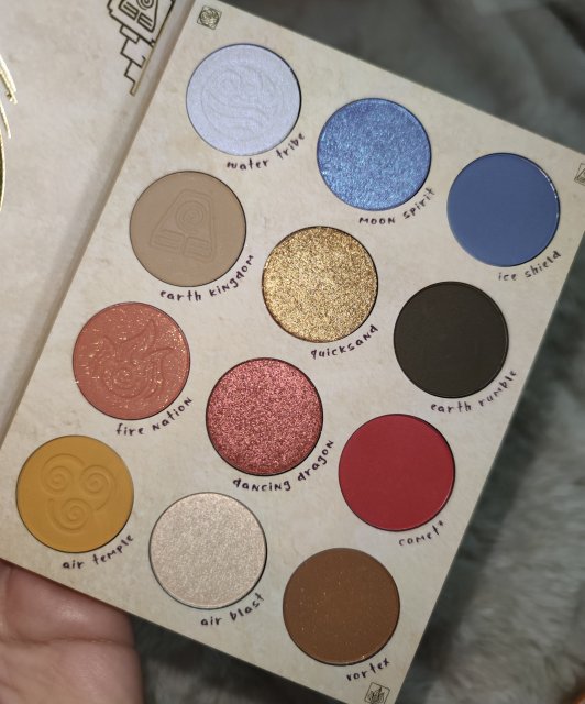 ColourPop Paleta Cieni, Avatar the last airbender