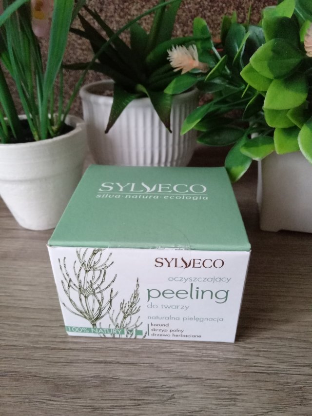Sylveco, peeling do twarzy, oczyszczający (korund, skrzyp polny, drzewo herbaciane)