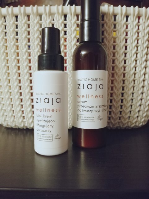 Ziaja Baltic Home Spa lekki krem serum przeciwzmarszczkowe