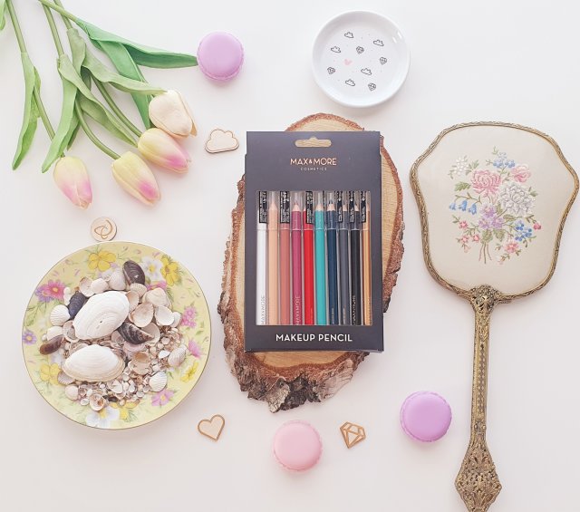 Max&More Makeup Pencil, Kredki do oczu, 10 kolorów