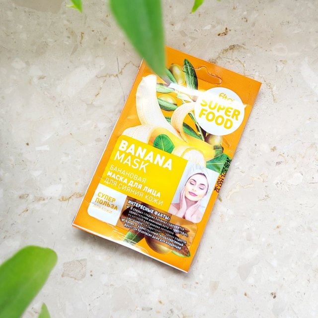 Fitokosmetik Fito Superfood, Maseczka do twarzy, Promienna skóra, Banany