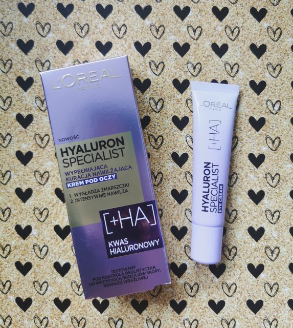 L'Oréal Hyaluron Specialist +HA, Krem pod oczy
