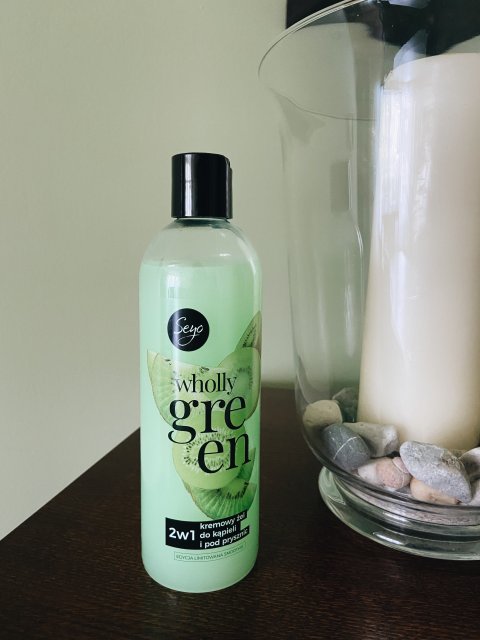 Seyo Żel do kąpieli i pod prysznic, Kremowy, 2w1, Wholly Green