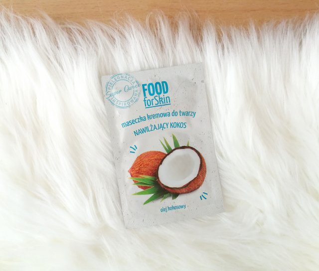 Food forSkin Maseczka do twarzy, Kremowa, Nawilżająca, Kokos