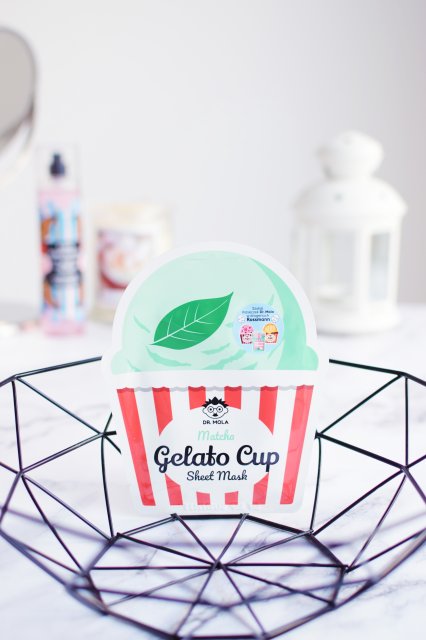 Dr. Mola Maska do twarzy w płacie, Gelato Cup Sheet Mask, Matcha