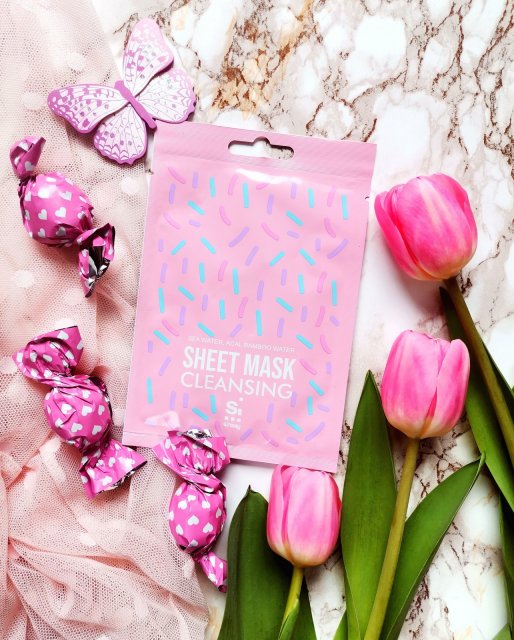 Marion Maseczka w płacie, Posypka cukrowa, Oczyszczająca, Sea Water, Acai, Bamboo Water