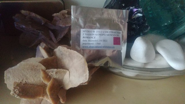 WhiteTree Natural Cosmetics Mydło w żelu, Z ekstraktem z nasion konopii siewnych, Romance