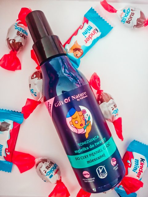 Vis Plantis Gift of Nature, Mgiełka do twarzy, Tonizująca, Do cery pięknej, choć mieszanej