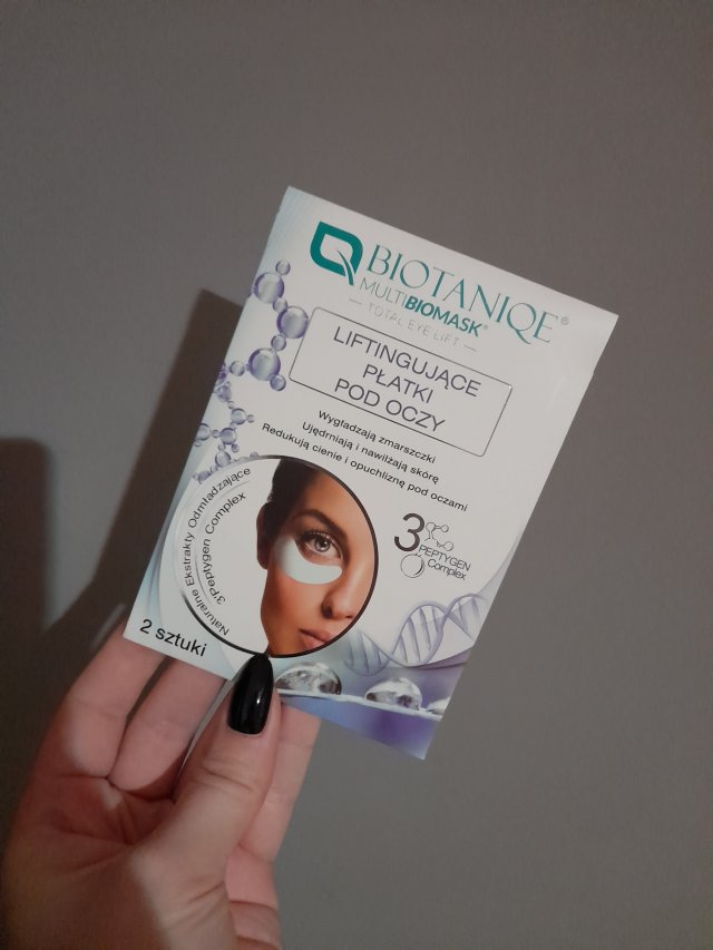 Biotaniqe Multi Biomask, Płatki pod oczy, Liftingujące