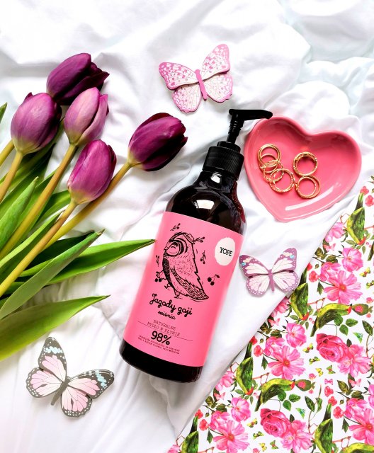 YOPE Mydło w płynie, Jagody goji i wiśnia