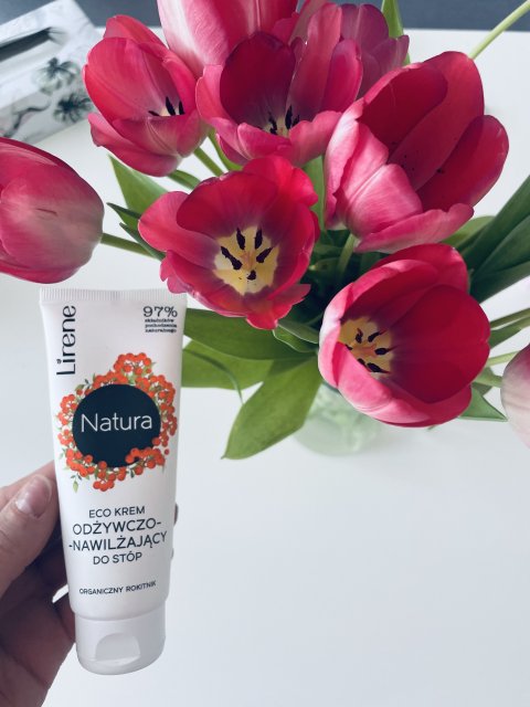 Lirene Natura, Eco, Krem do stóp, Odżywczo-nawilżający, Organiczny rokitnik