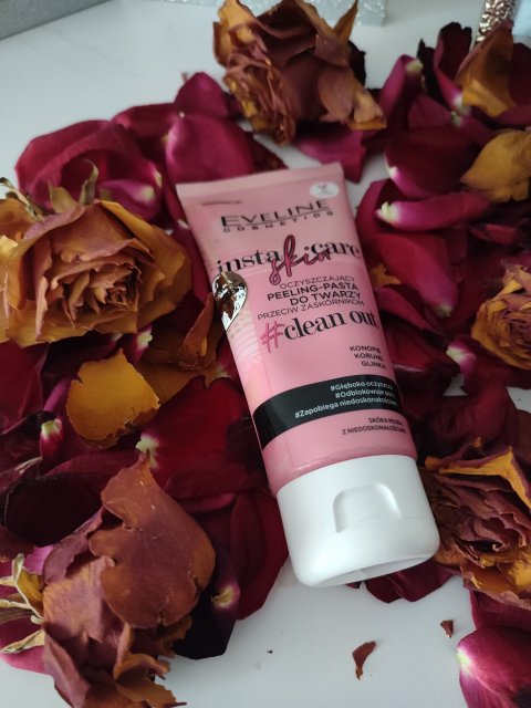 Eveline Insta Skin Care, Peeling-pasta do twarzy, Oczyszczająca, Przeciw zaskórniakom
