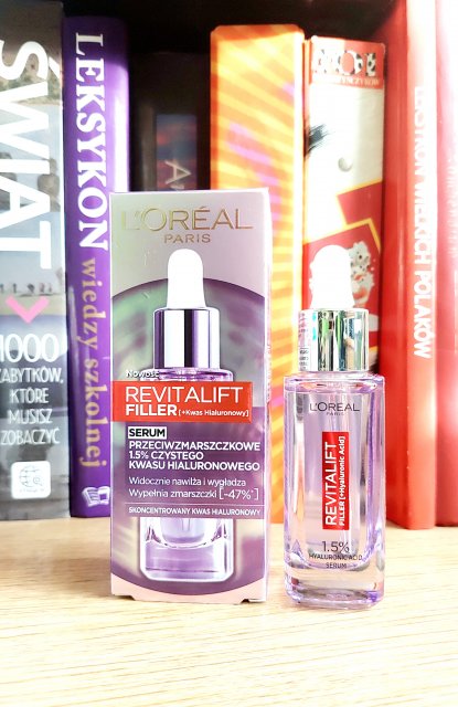 L'Oréal Revitalift Filler, Serum do twarzy, Przeciwzmarszczkowe, 1.5% czystego kwasu hialuronowego 