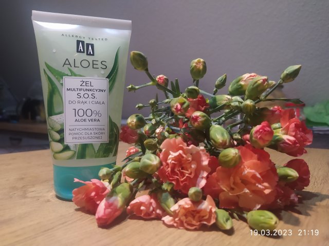 AA Aloes, Żel multifukncyjny S.O.S., Do rąk i ciała, 100% Aloe Vera