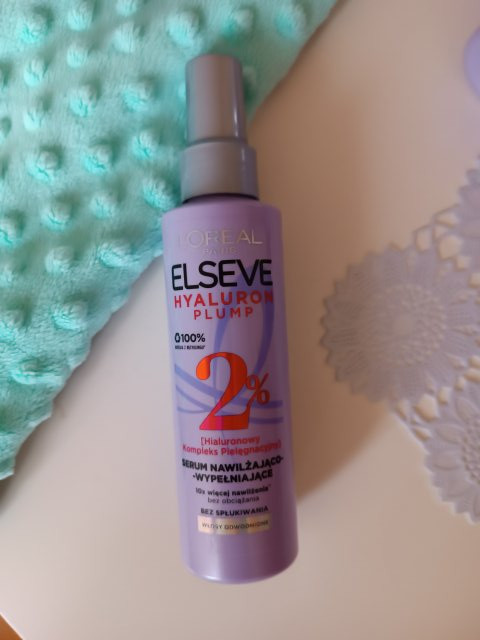 L'Oréal Elseve, Serum do włosów, Hyaluron Plump, Nawilżająco - wypełniające, Włosy Odwodnione
