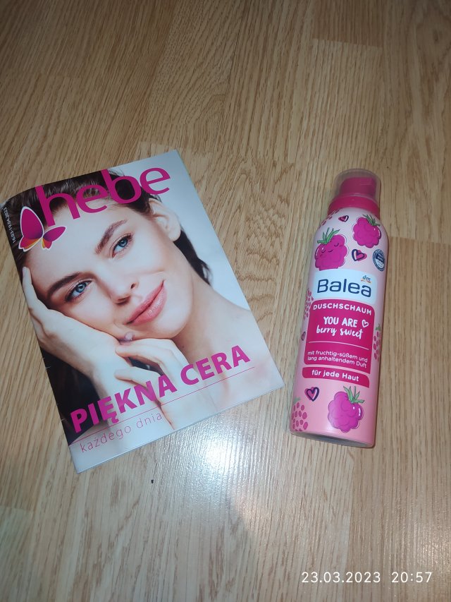 Balea Pianka pod prysznic, You Are Berry Sweet 