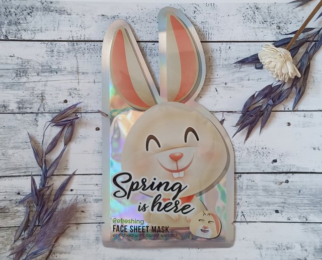 Maxbrands Marketing B.V. Face Sheet Mask, Maseczka do twarzy w płacie, Spring Is Here, Refreshing, Carrot Extract