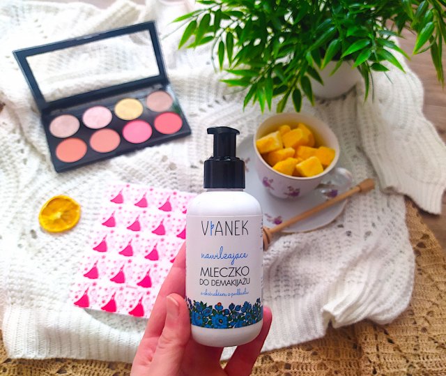 Sylveco Vianek, Mleczko do demakijażu, Seria niebieska, Nawilżające