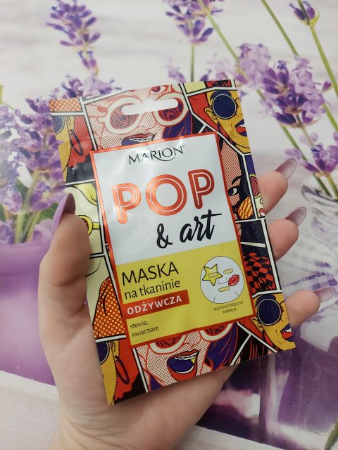 Marion Pop & Art, Maseczka na tkaninie, Odżywcza 